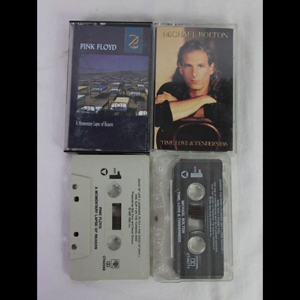 Pink Floyd Lapse Of Reason & Michael Bolton Time Love Tenderness Cassette....